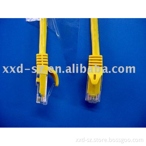 Yellow CAT6 Patch Cord Pass Fluke Test